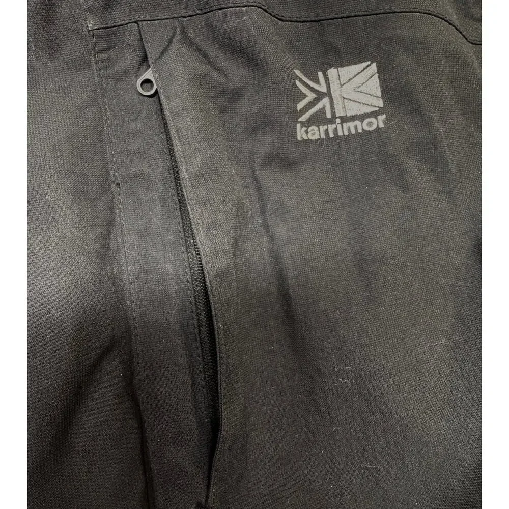 Karrimor WeatherTite Waterproof Jacket Men’s Small Black Hooded Outdoor‎ Coat